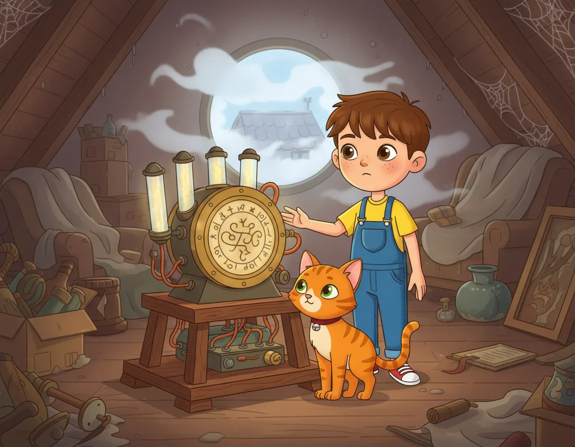 The Whimsical Weather Machine, illustration for page 4