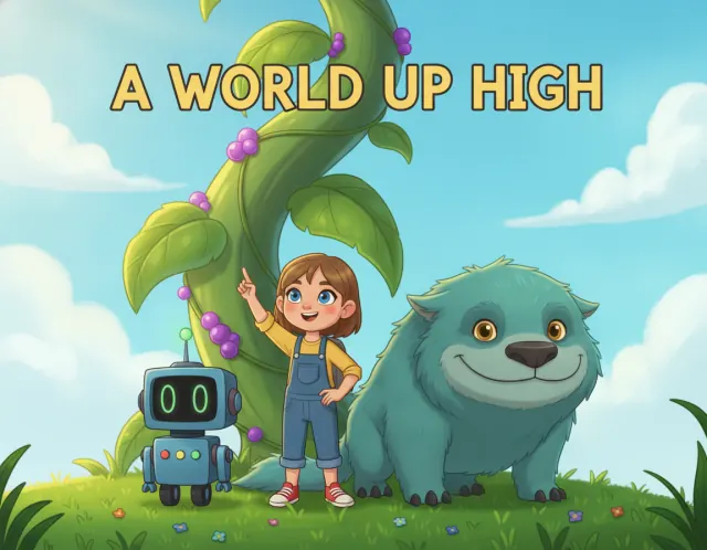 Cover illustration for A World Up High