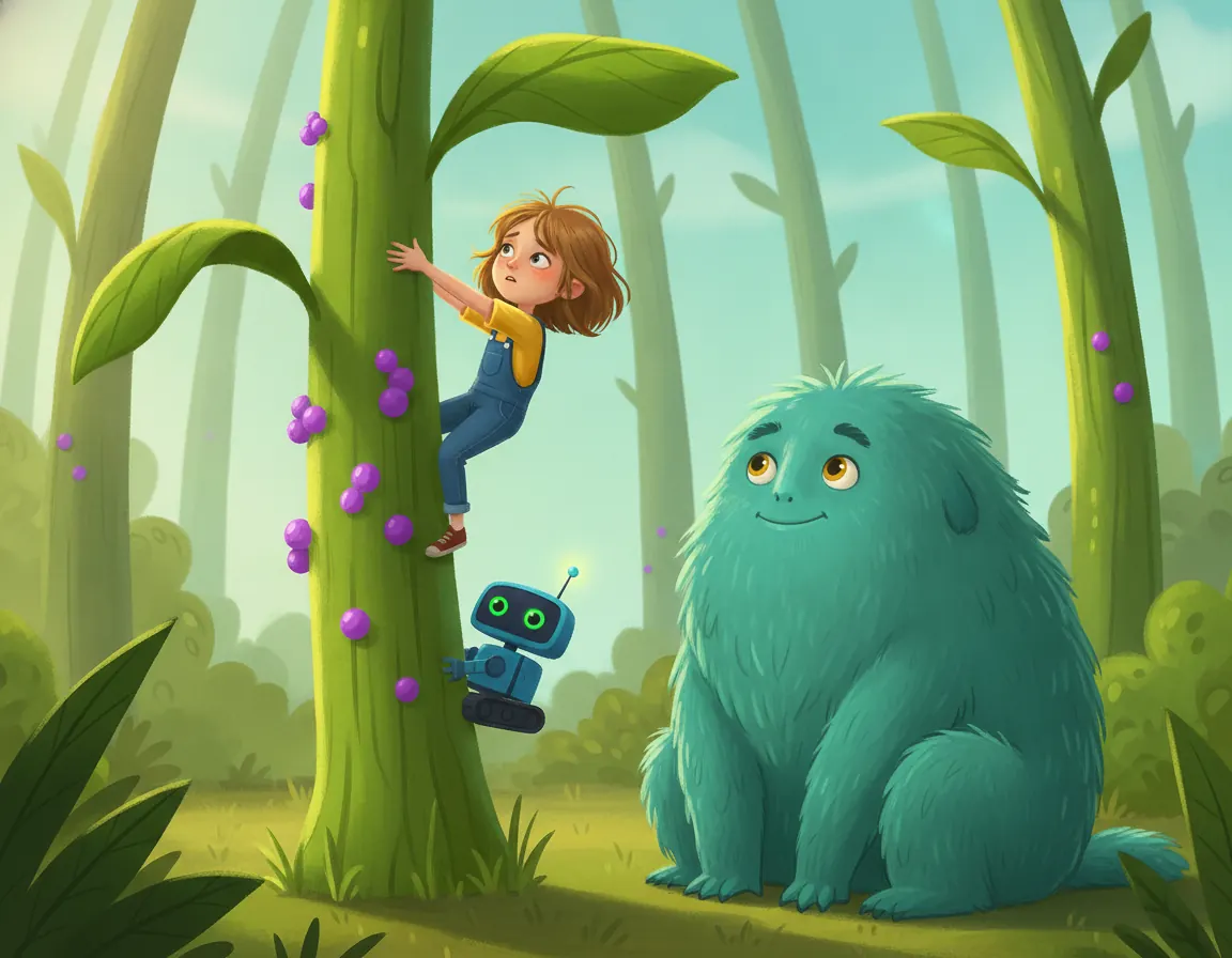 A World Up High, illustration for page 7