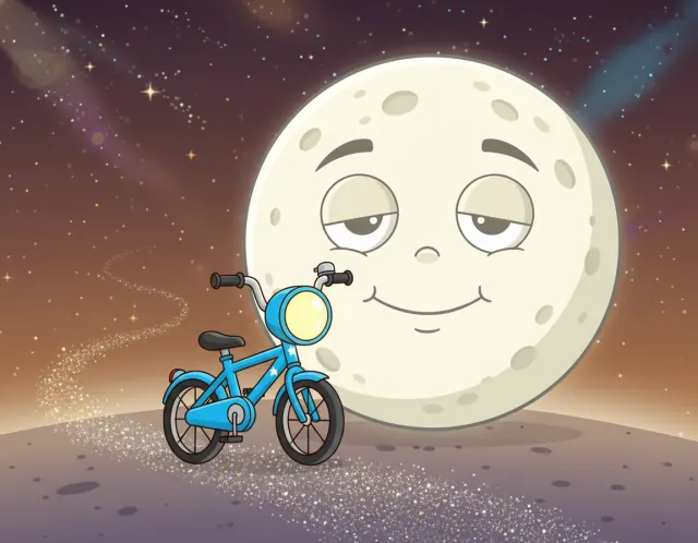 Cover illustration for Zip's Moon Adventure