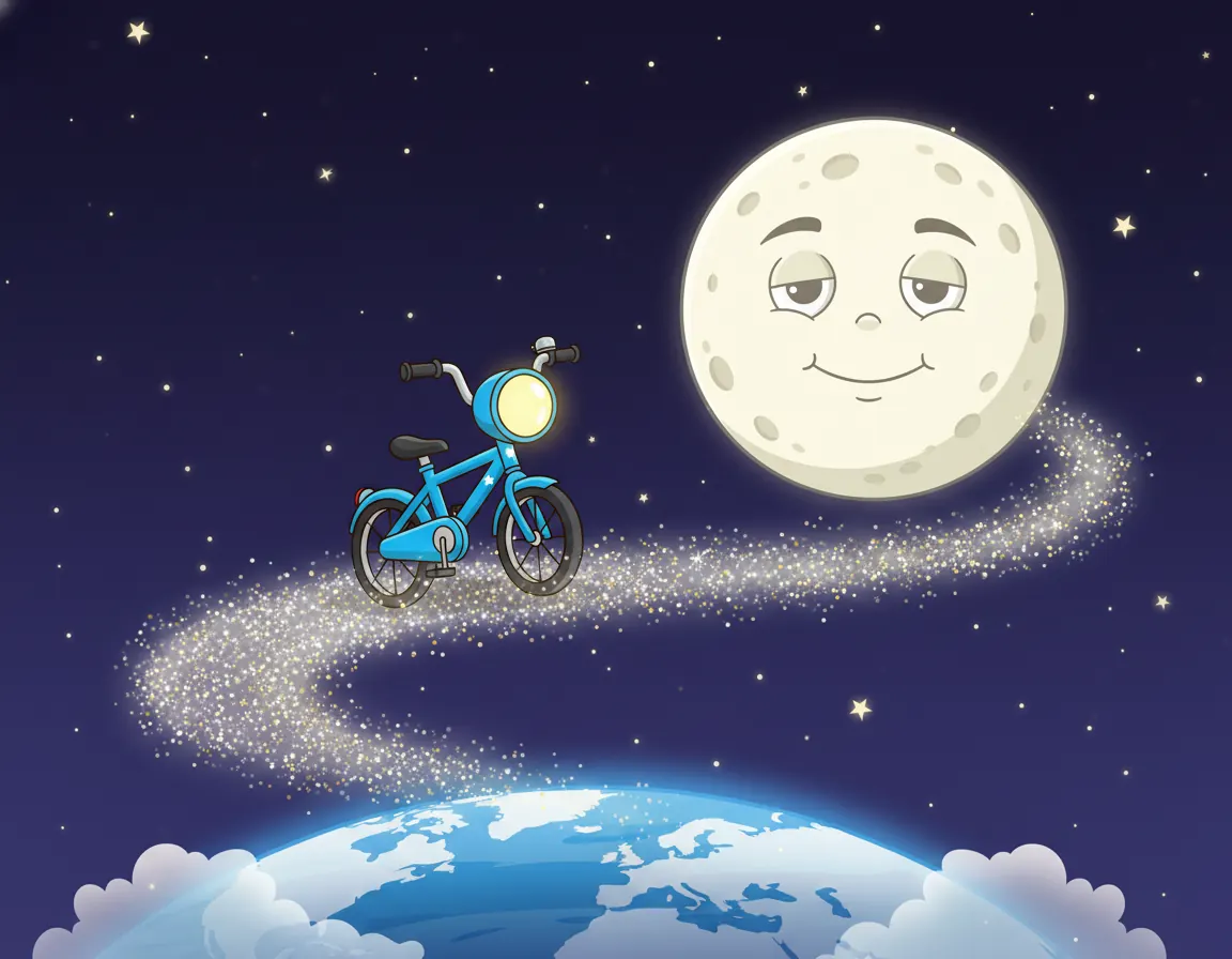Zip's Moon Adventure, illustration for page 7