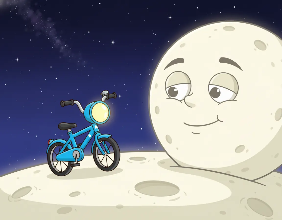 Zip's Moon Adventure, illustration for page 8