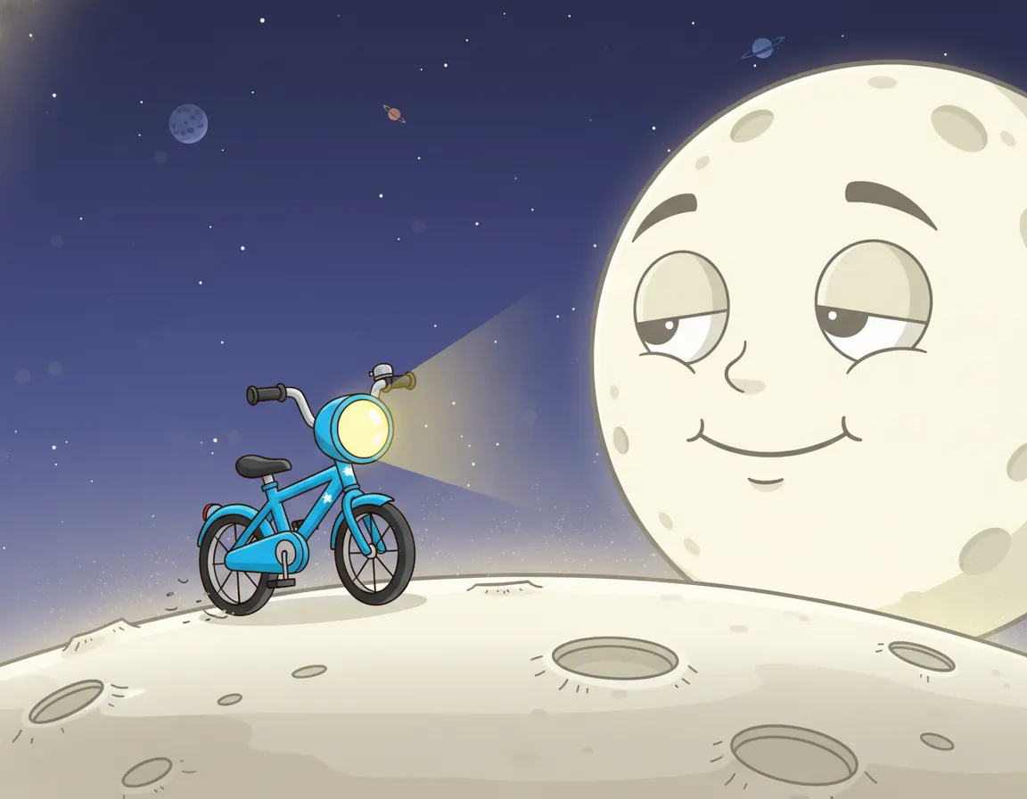 Zip's Moon Adventure, illustration for page 9