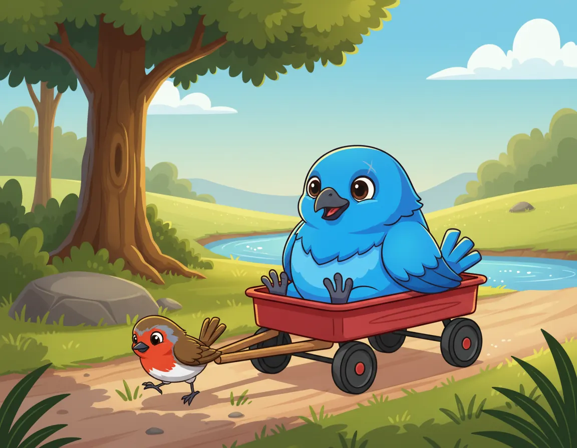 Orrin's New Sky Adventure, illustration for page 8