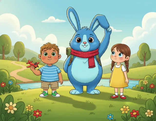 Cover illustration for Barnaby's Big World Trip