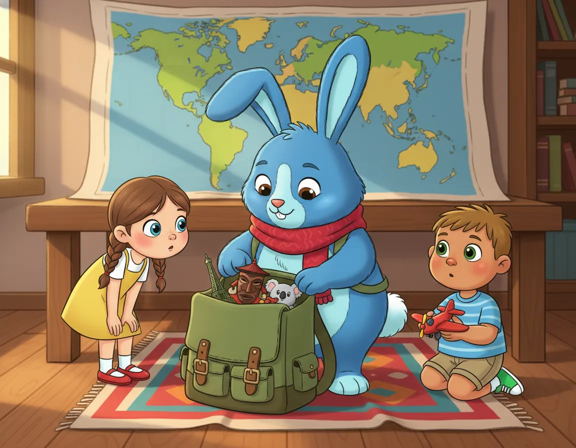 Barnaby's Big World Trip, illustration for page 7