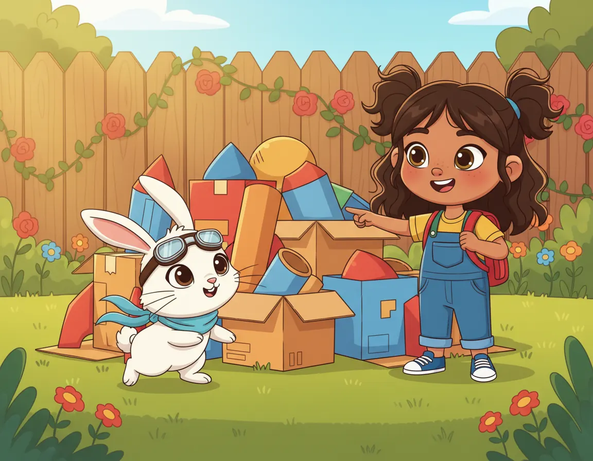Ravi's Moon Adventure, illustration for page 3