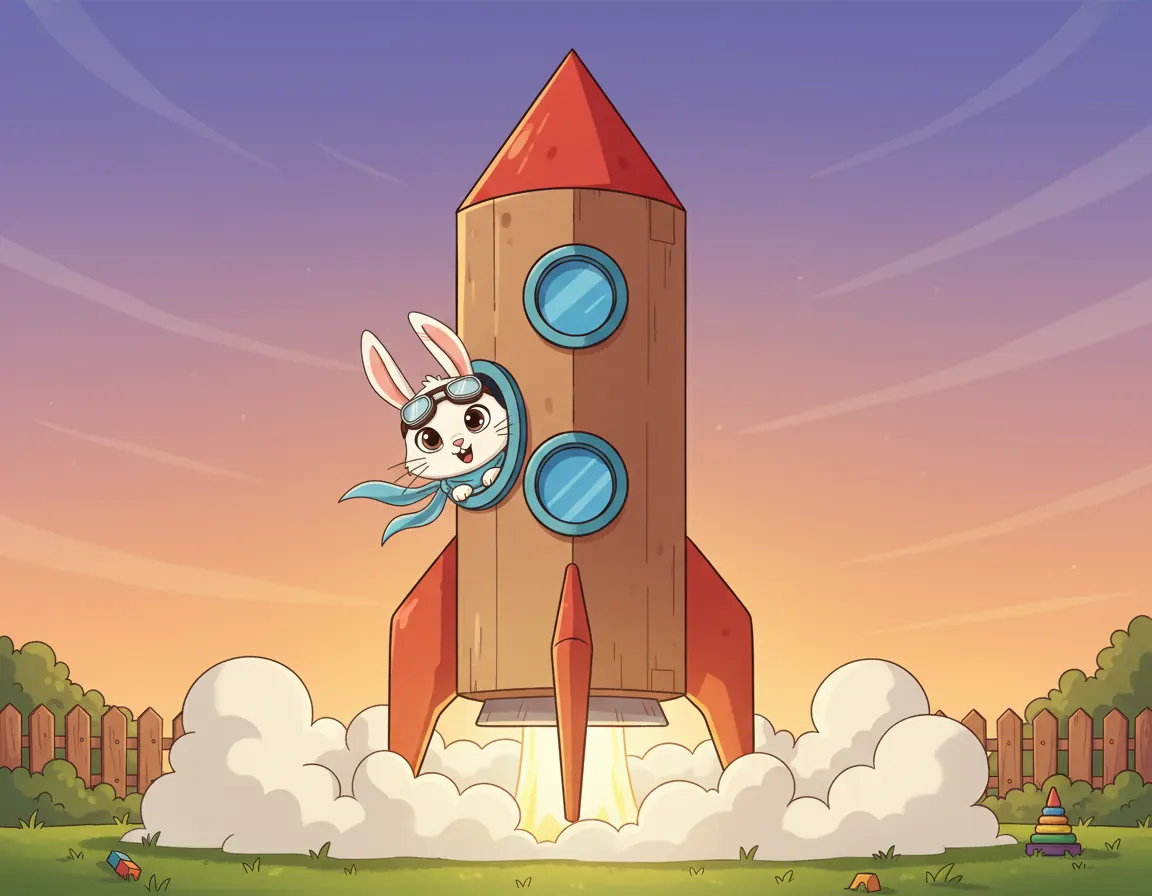 Ravi's Moon Adventure, illustration for page 6