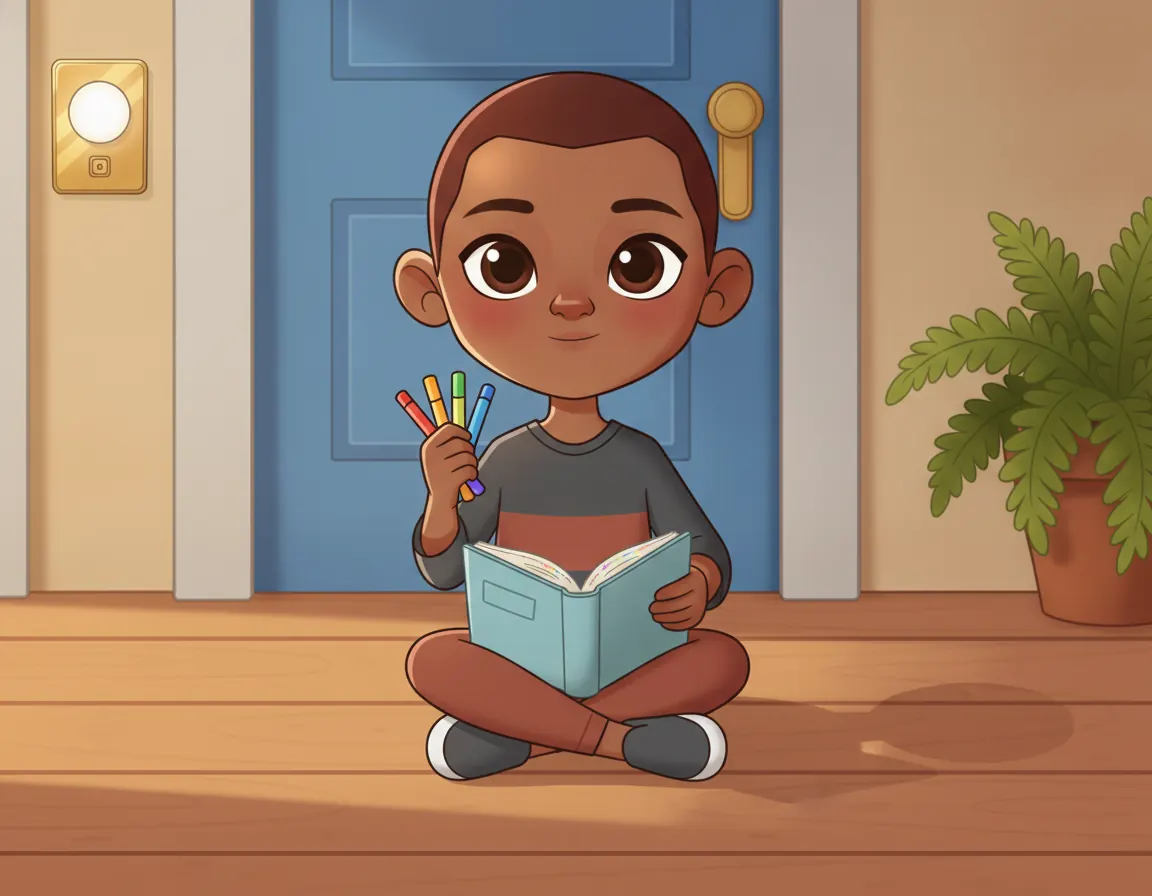 Orion's Wonderful Tunes, illustration for page 6