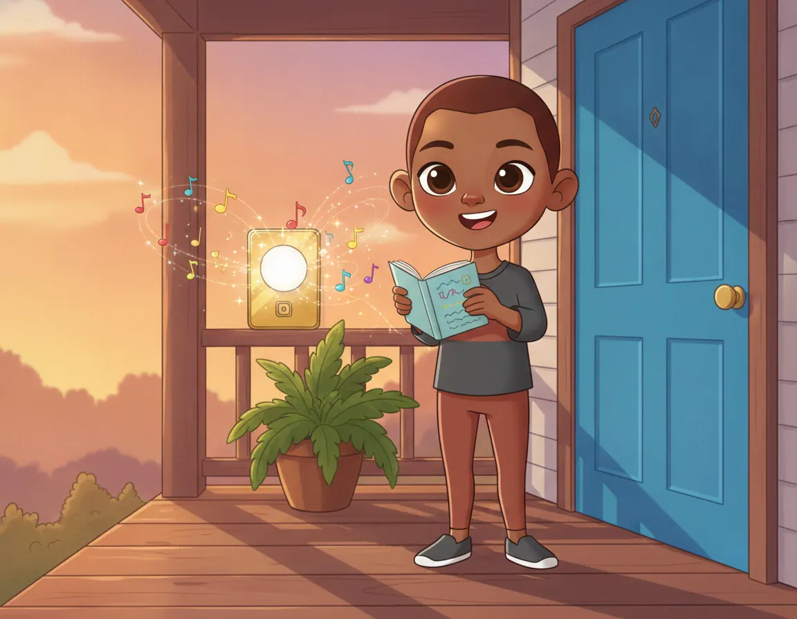 Orion's Wonderful Tunes, illustration for page 9
