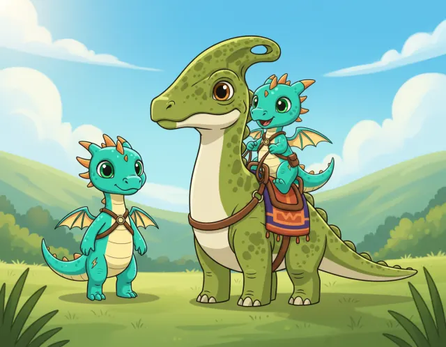 Cover illustration for Zola and Riku's Big Ride