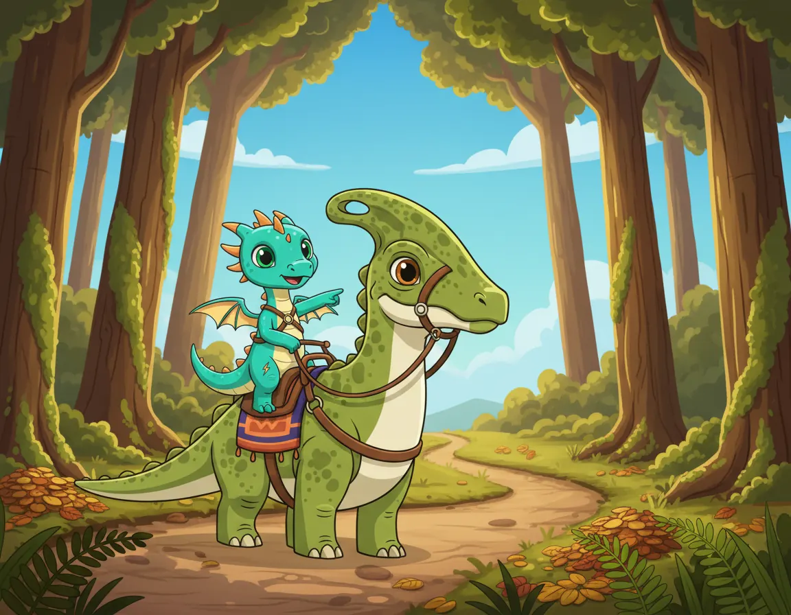 Zola and Riku's Big Ride, illustration for page 5