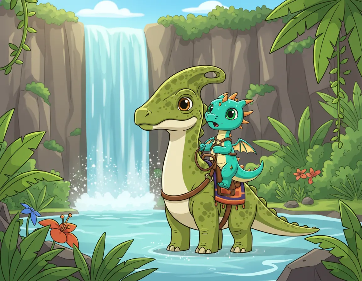 Zola and Riku's Big Ride, illustration for page 8