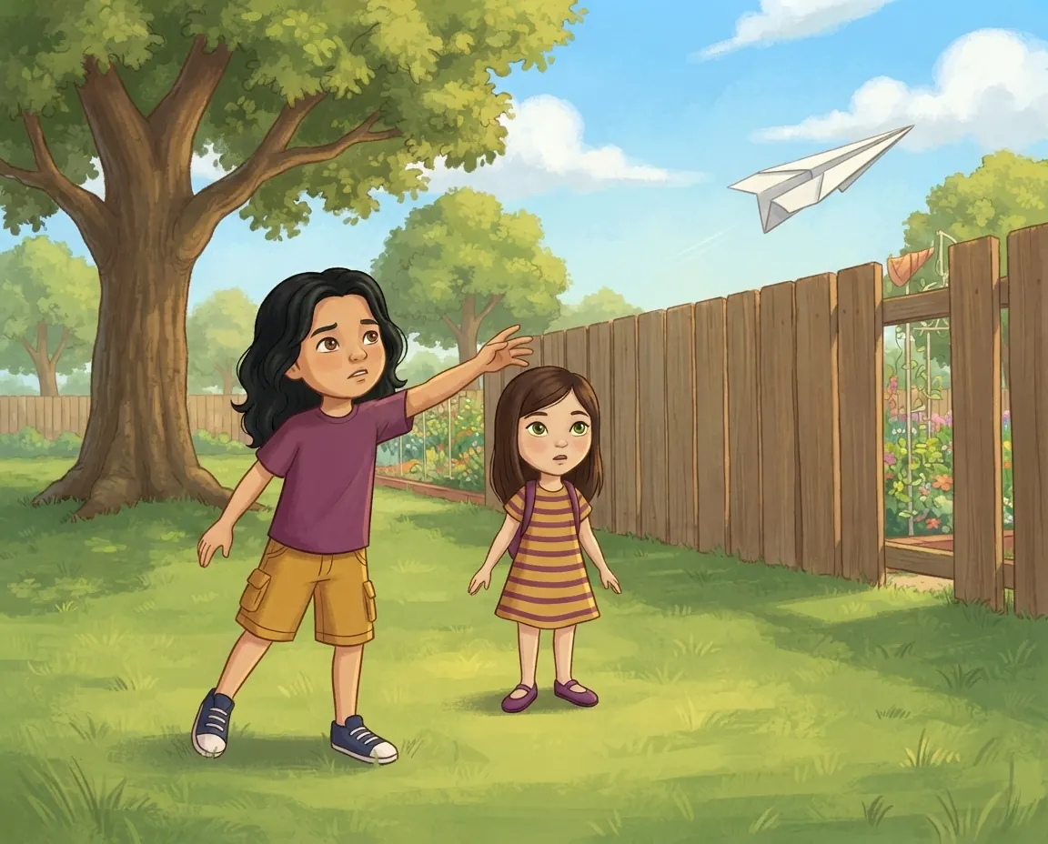The Airplane Adventure, illustration for page 3