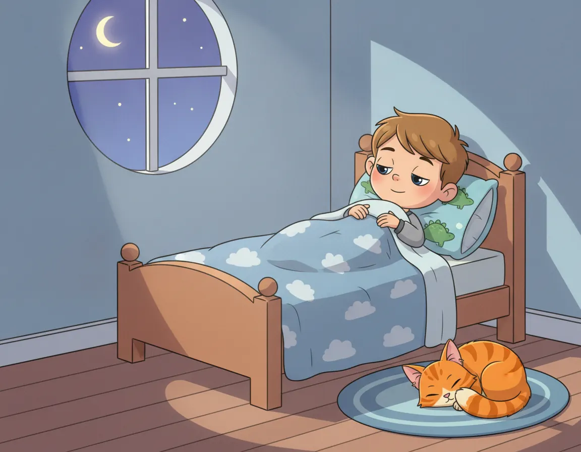 Chilly's Midnight Melody, illustration for page 1