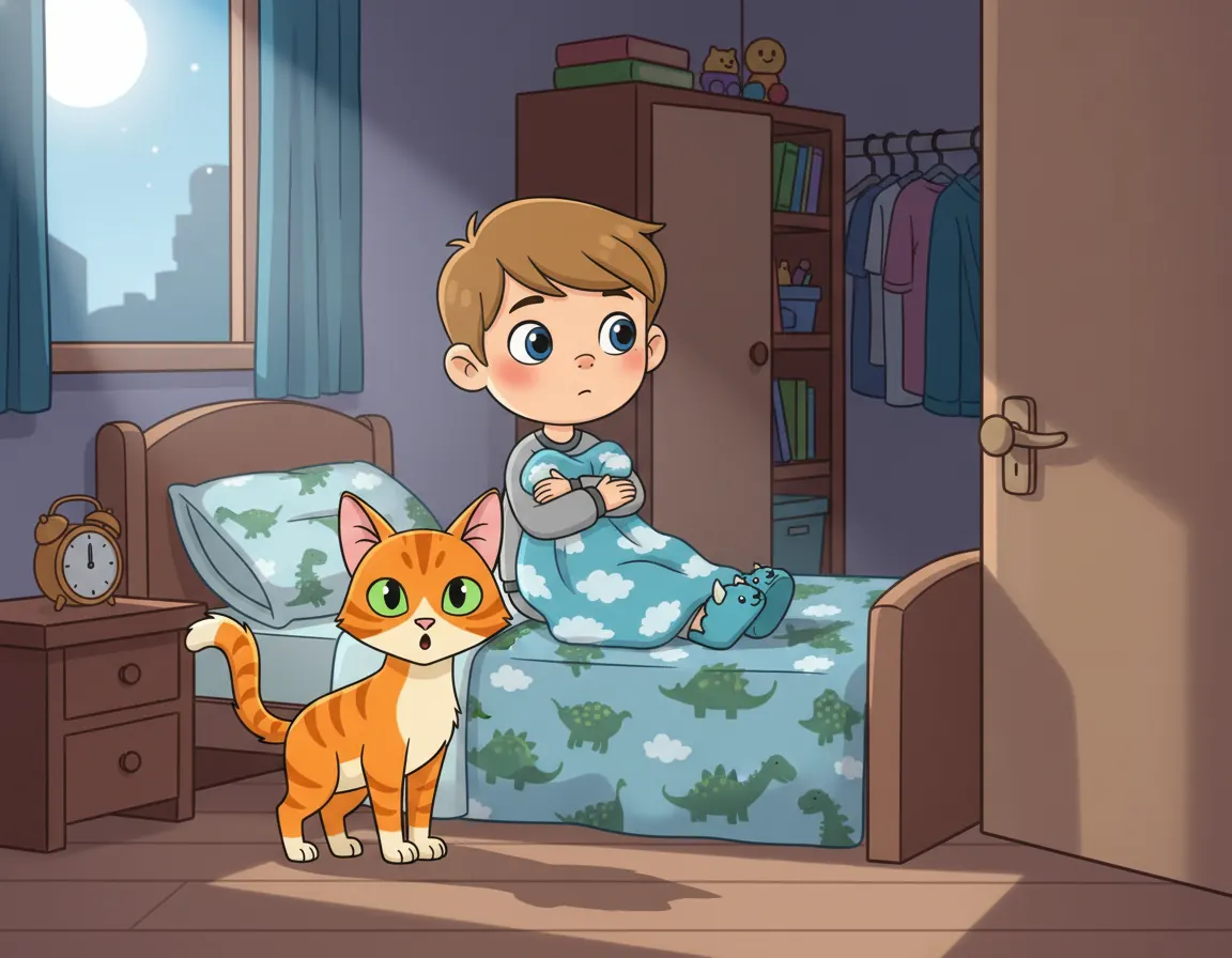 Chilly's Midnight Melody, illustration for page 2