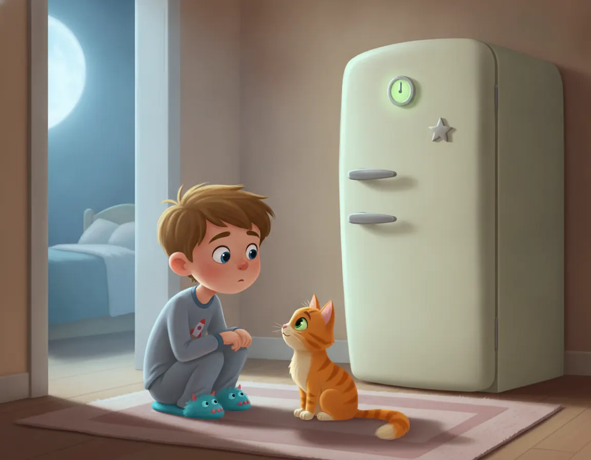 Chilly's Midnight Melody, illustration for page 5