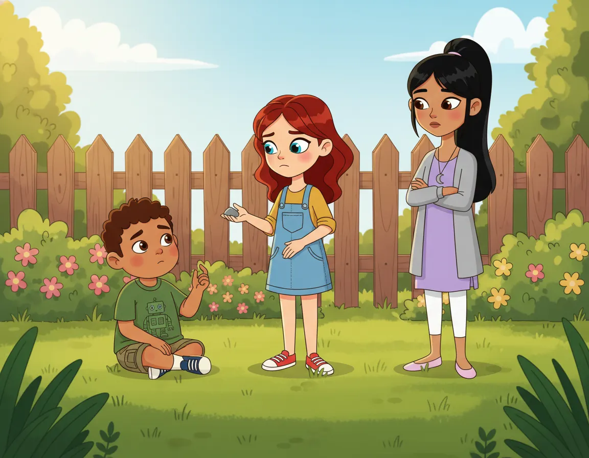 The Listening Friend, illustration for page 3
