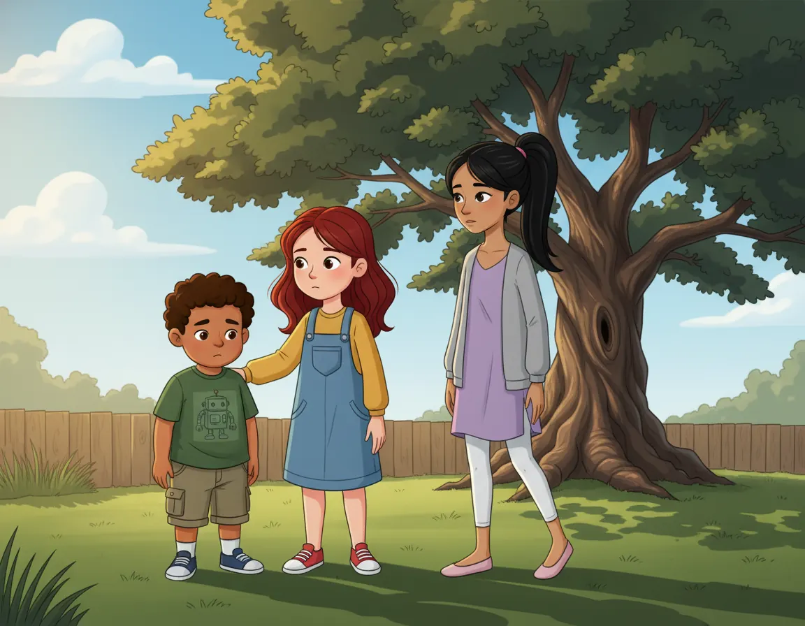 The Listening Friend, illustration for page 4