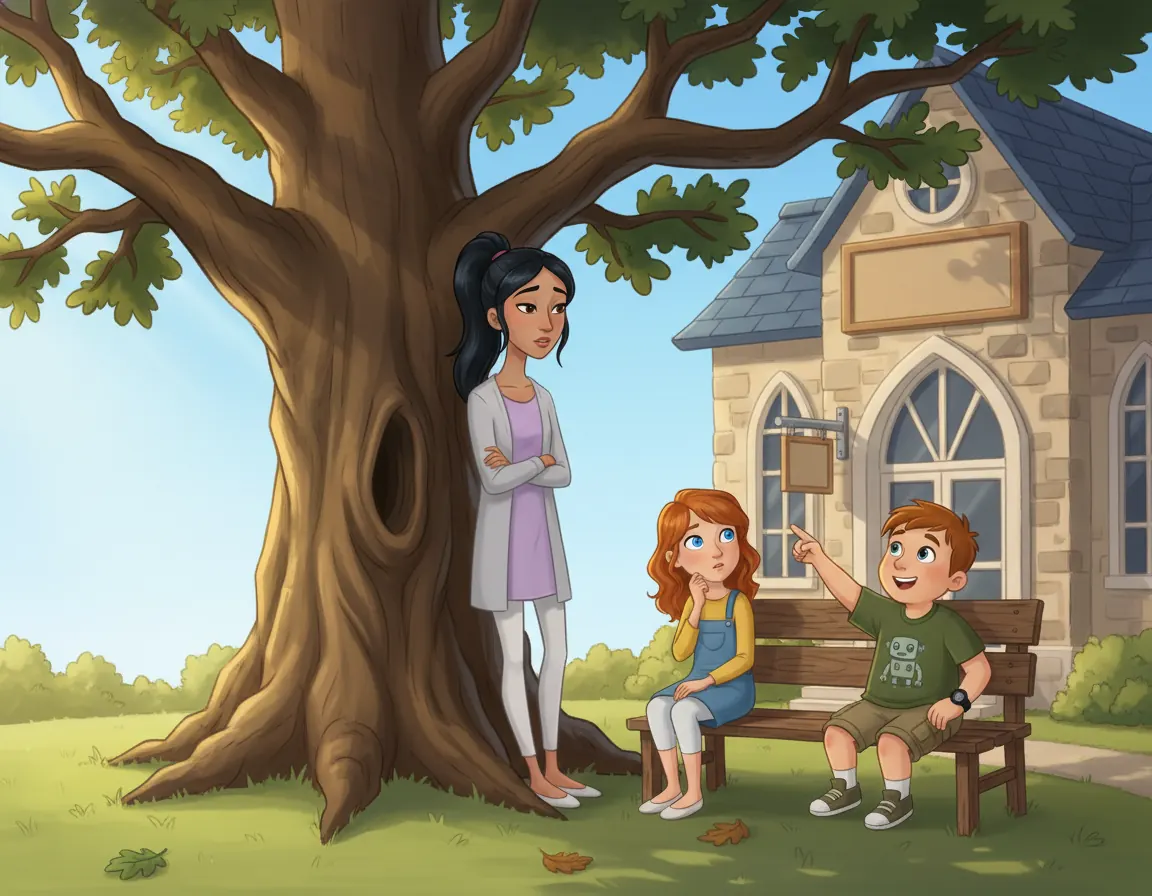 The Listening Friend, illustration for page 8