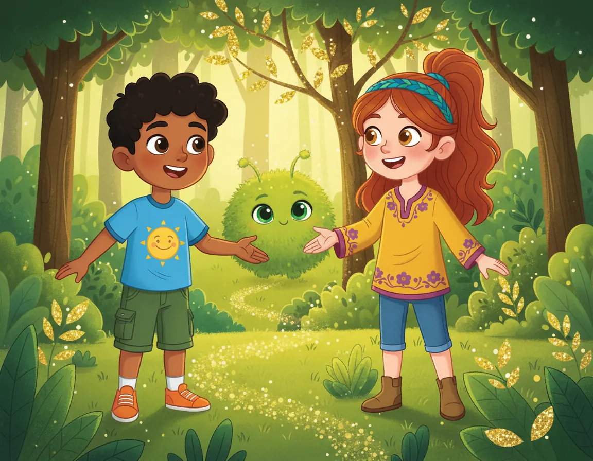 Cover illustration for Sparkle Woods Adventure
