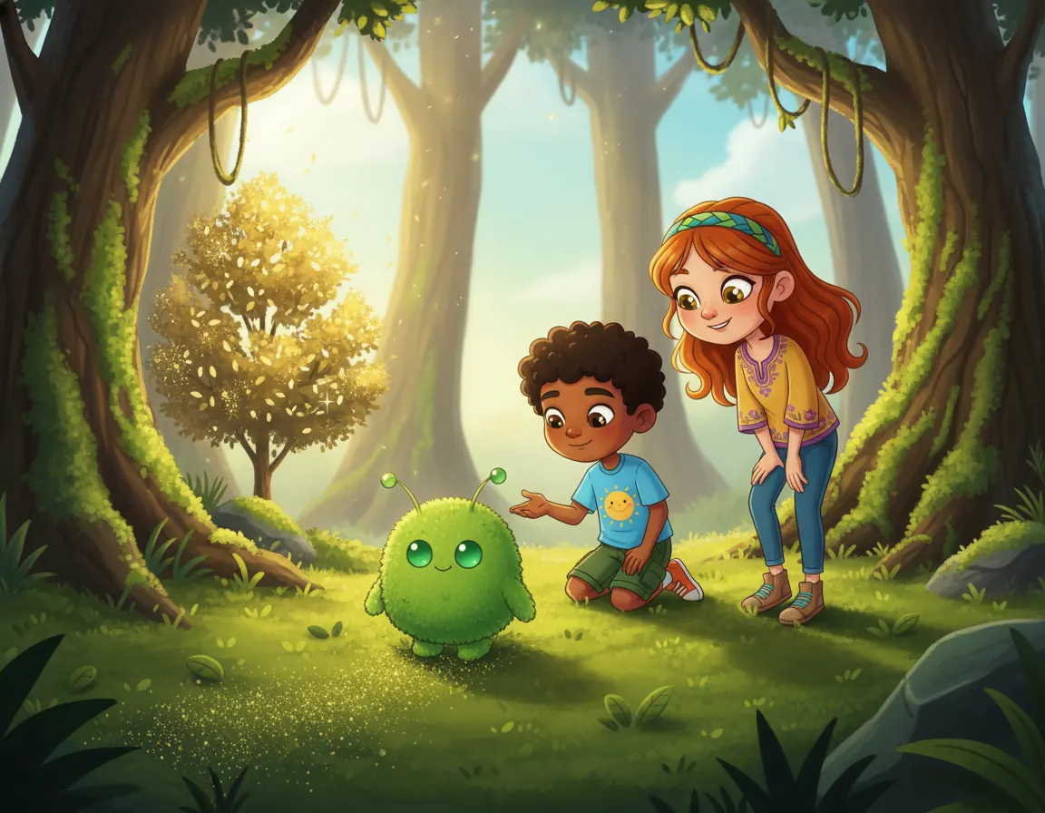 Sparkle Woods Adventure, illustration for page 6