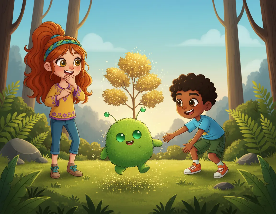 Sparkle Woods Adventure, illustration for page 7