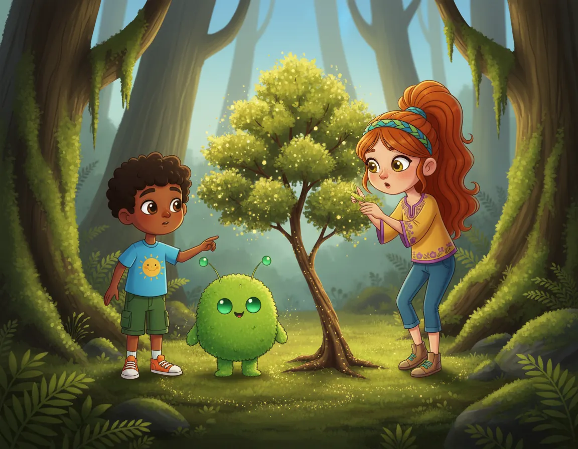 Sparkle Woods Adventure, illustration for page 9