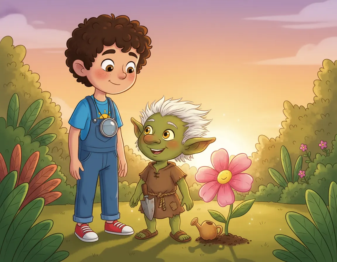 Fimble's Secret Garden Friend, illustration for page 10