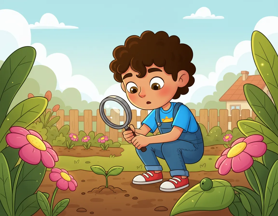 Fimble's Secret Garden Friend, illustration for page 2