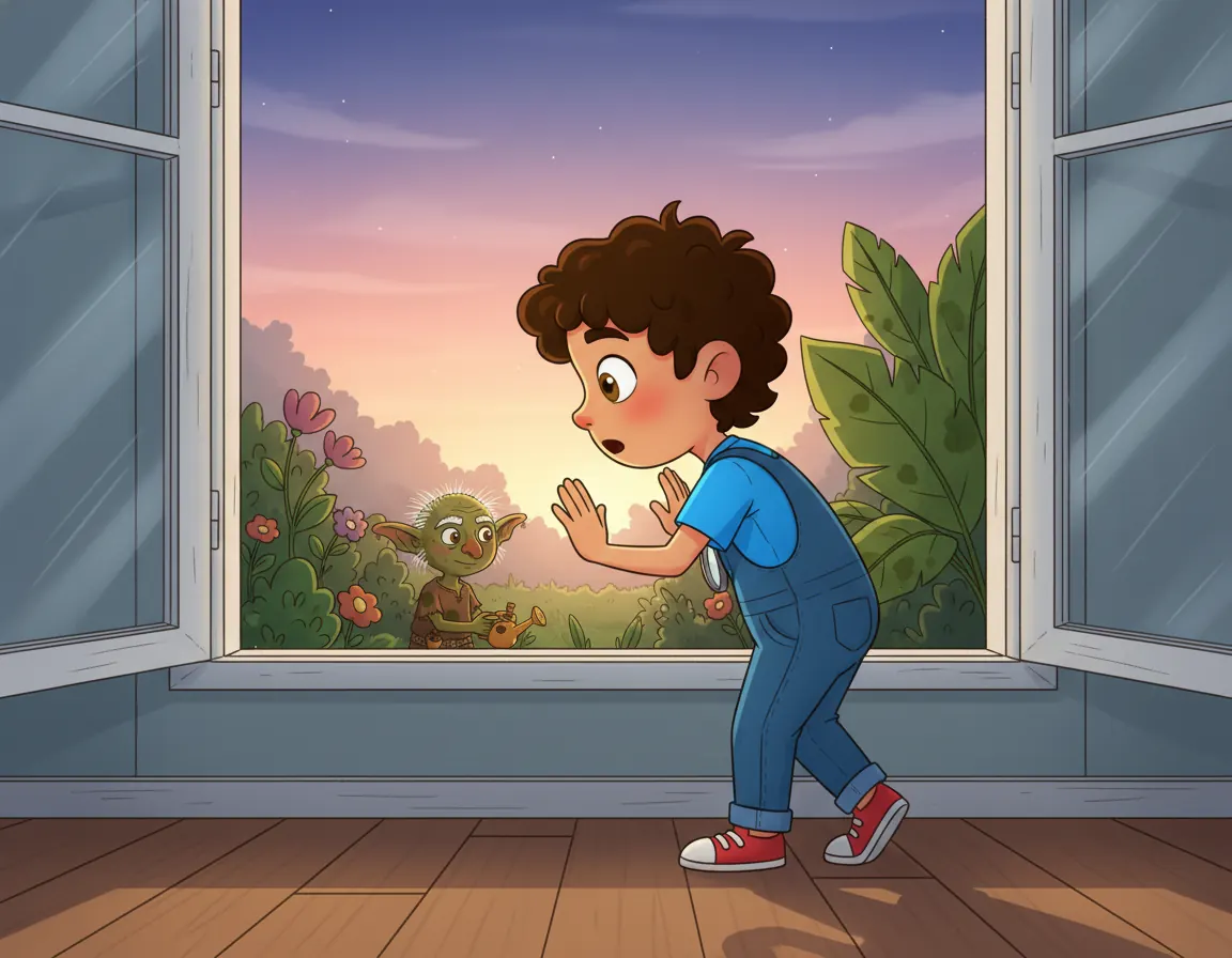 Fimble's Secret Garden Friend, illustration for page 4