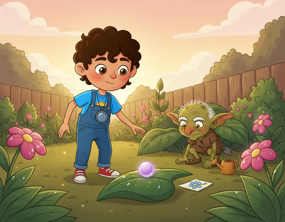 Fimble's Secret Garden Friend, illustration for page 9