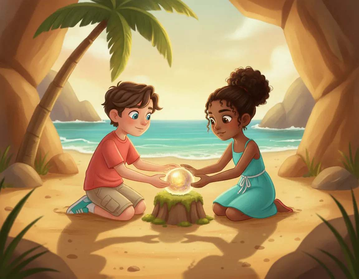 The Echoing Shell's Secret, illustration for page 10