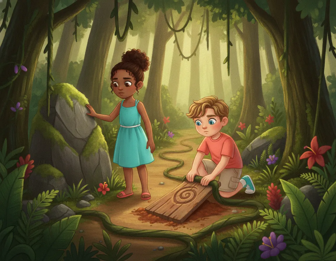 The Echoing Shell's Secret, illustration for page 5