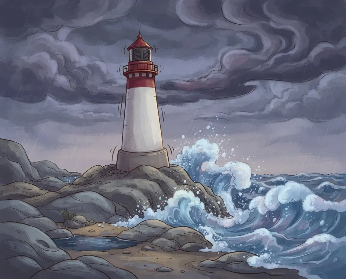 Orrin and the Big Sea, illustration for page 3