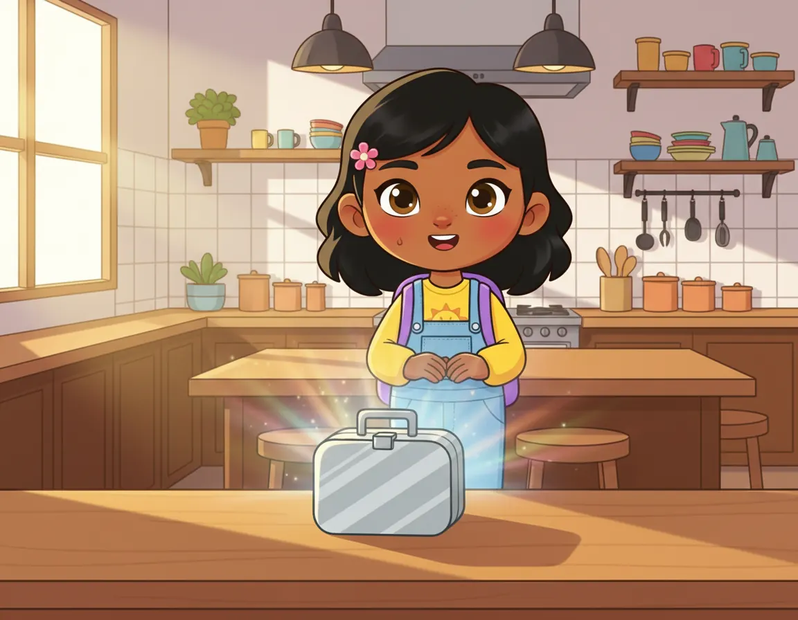 Maya's Marvelous Lunchbox, illustration for page 5