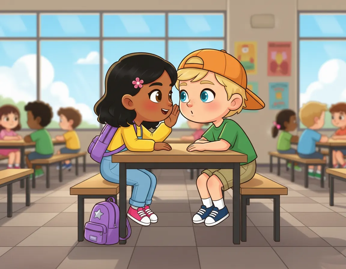 Maya's Marvelous Lunchbox, illustration for page 7