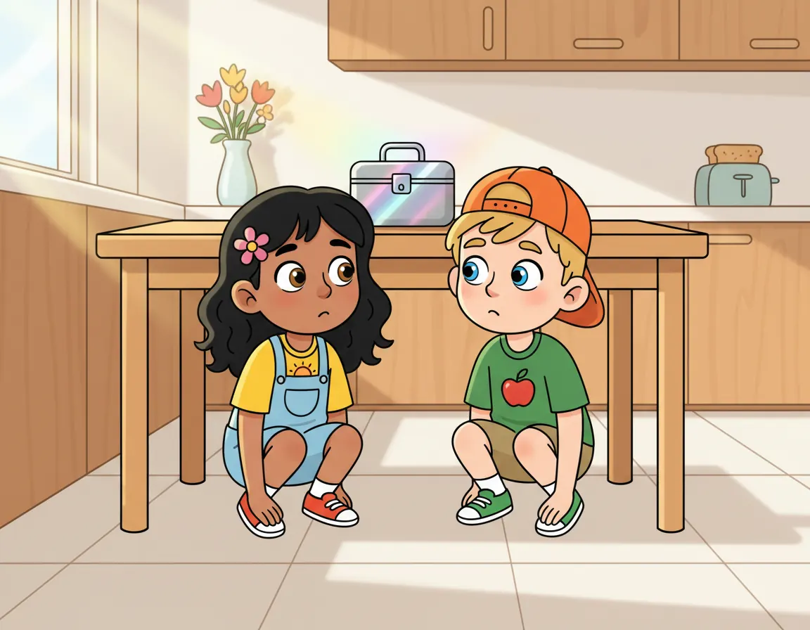 Maya's Marvelous Lunchbox, illustration for page 8