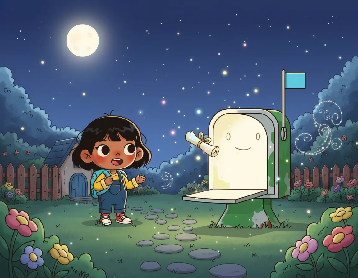The Mailbox's Dreamy Delivery, illustration for page 10