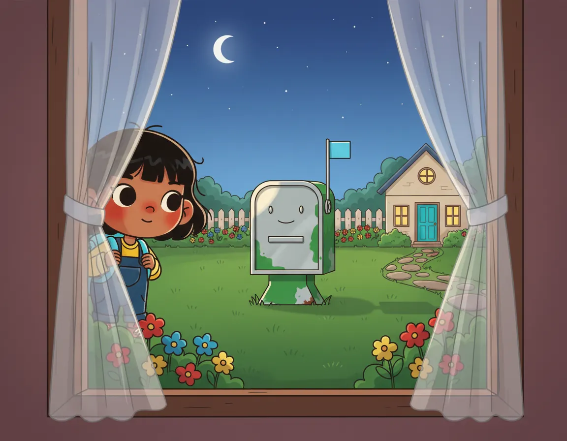 The Mailbox's Dreamy Delivery, illustration for page 2