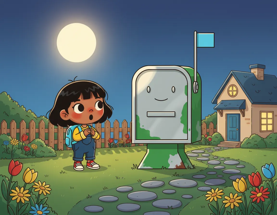 The Mailbox's Dreamy Delivery, illustration for page 4