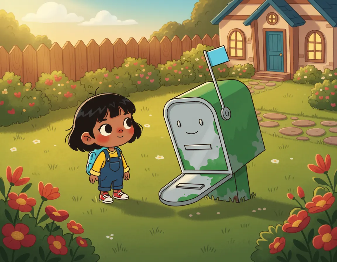 The Mailbox's Dreamy Delivery, illustration for page 5