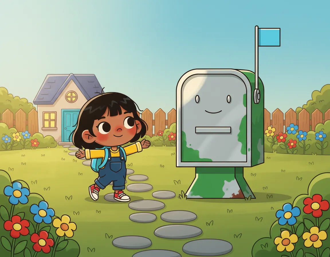 The Mailbox's Dreamy Delivery, illustration for page 6