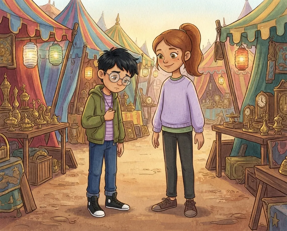 The Market of Common Ground, illustration for page 7