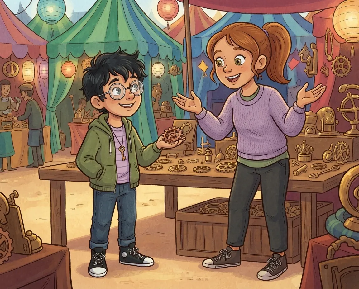 The Market of Common Ground, illustration for page 8