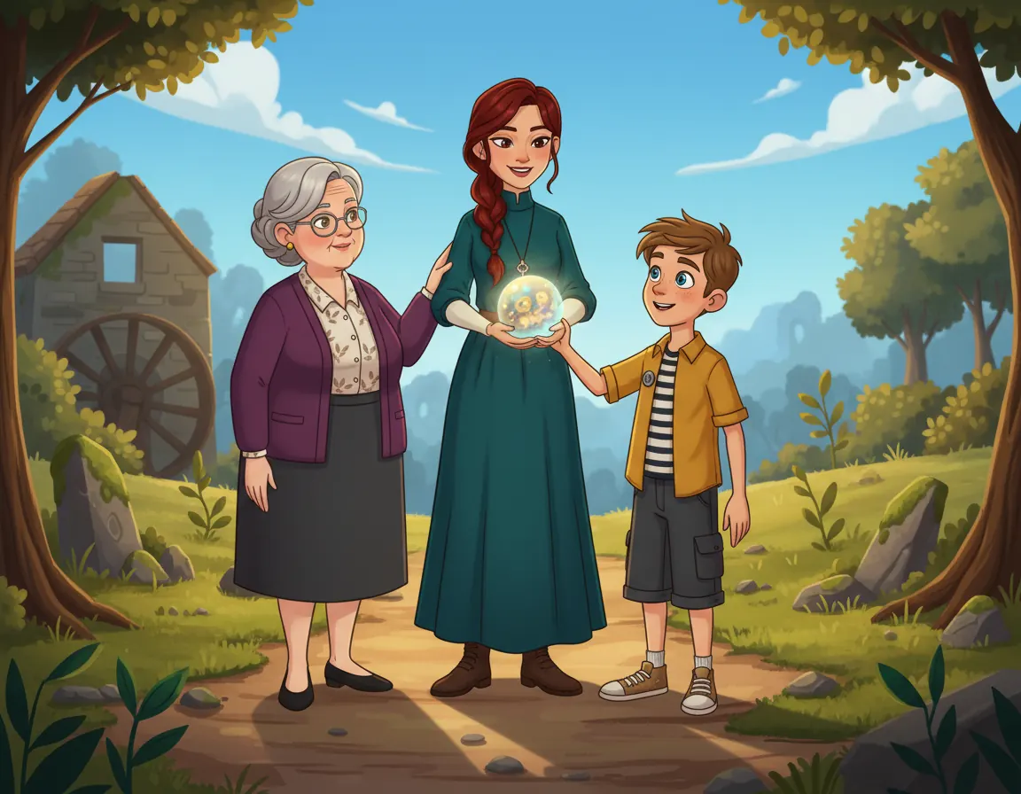 The Memory Keeper's Choice, illustration for page 10