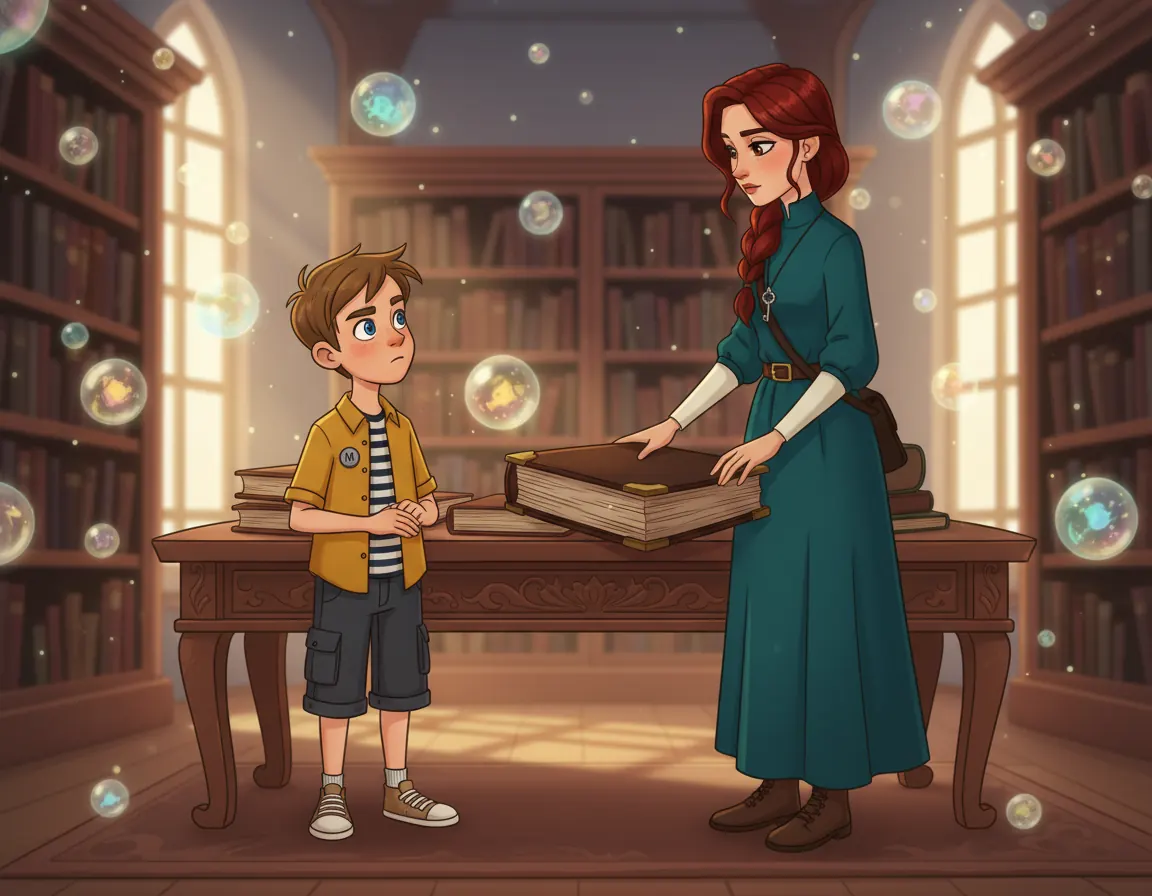 The Memory Keeper's Choice, illustration for page 4