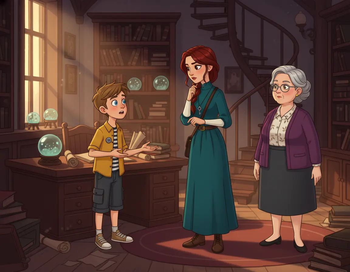 The Memory Keeper's Choice, illustration for page 6