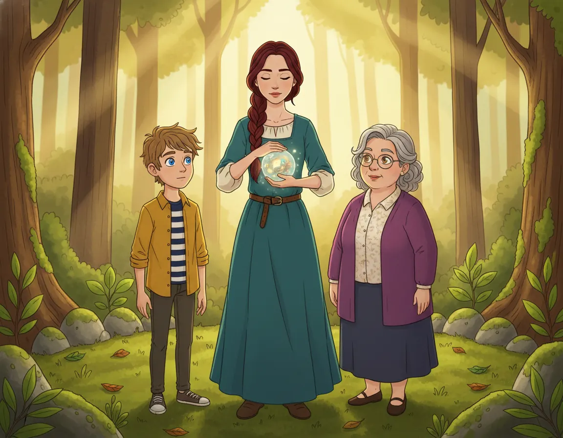 The Memory Keeper's Choice, illustration for page 9