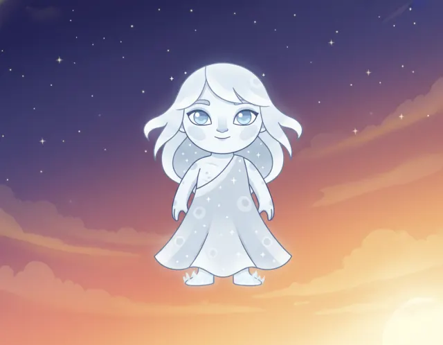 Cover illustration for The Moon's Sunny Visit